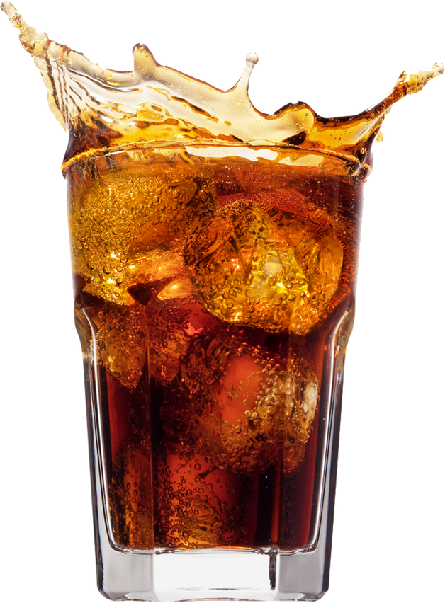 Cola Drink on a Glass